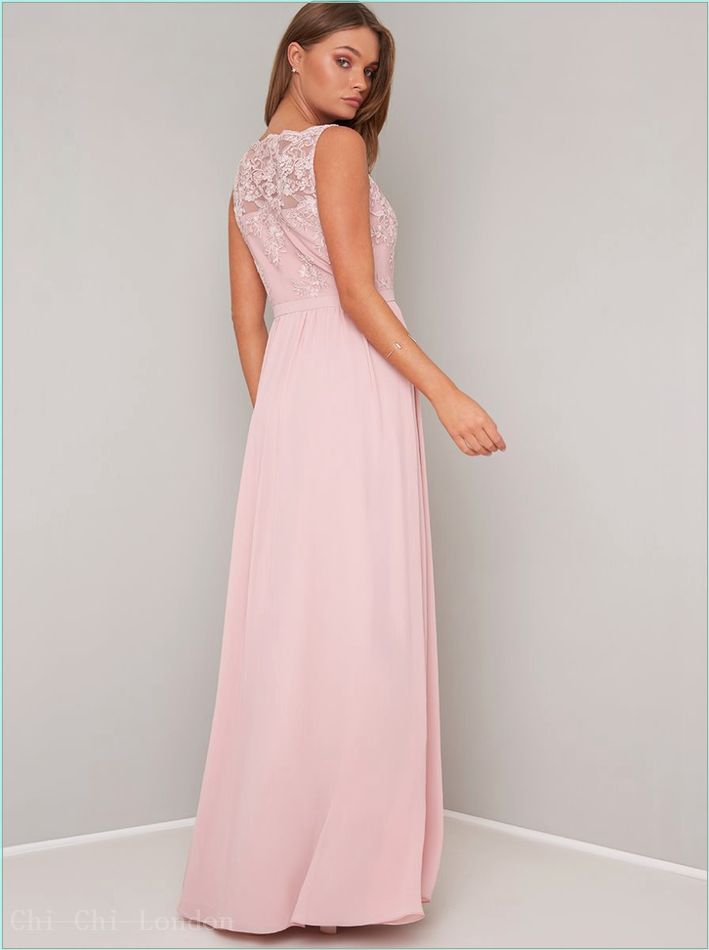  Lace Maxi Dress in Nude 52154MI