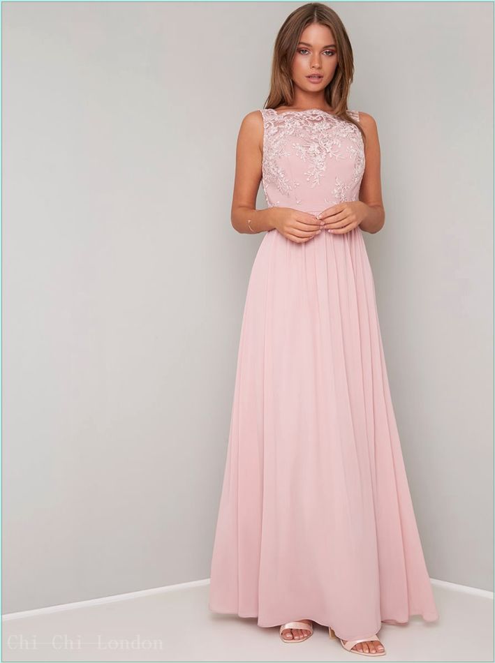  Lace Maxi Dress in Nude 52154MI