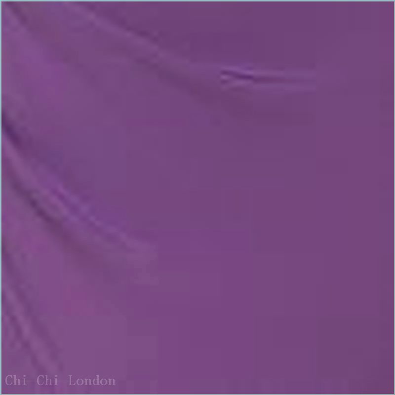  One Shoulder Wrap Detail Midi Dress in Purple 1876PUR