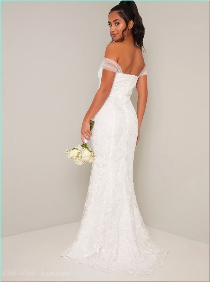  Petite Sweetheart Lace Bodycon Wedding Dress in White 6880PWH